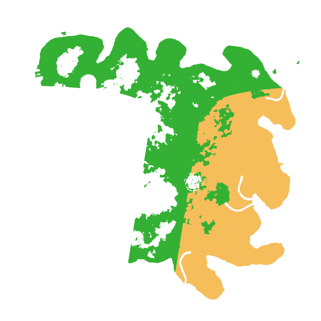 Biome Rust Map: Procedural Map, Size: 3510, Seed: 1923225