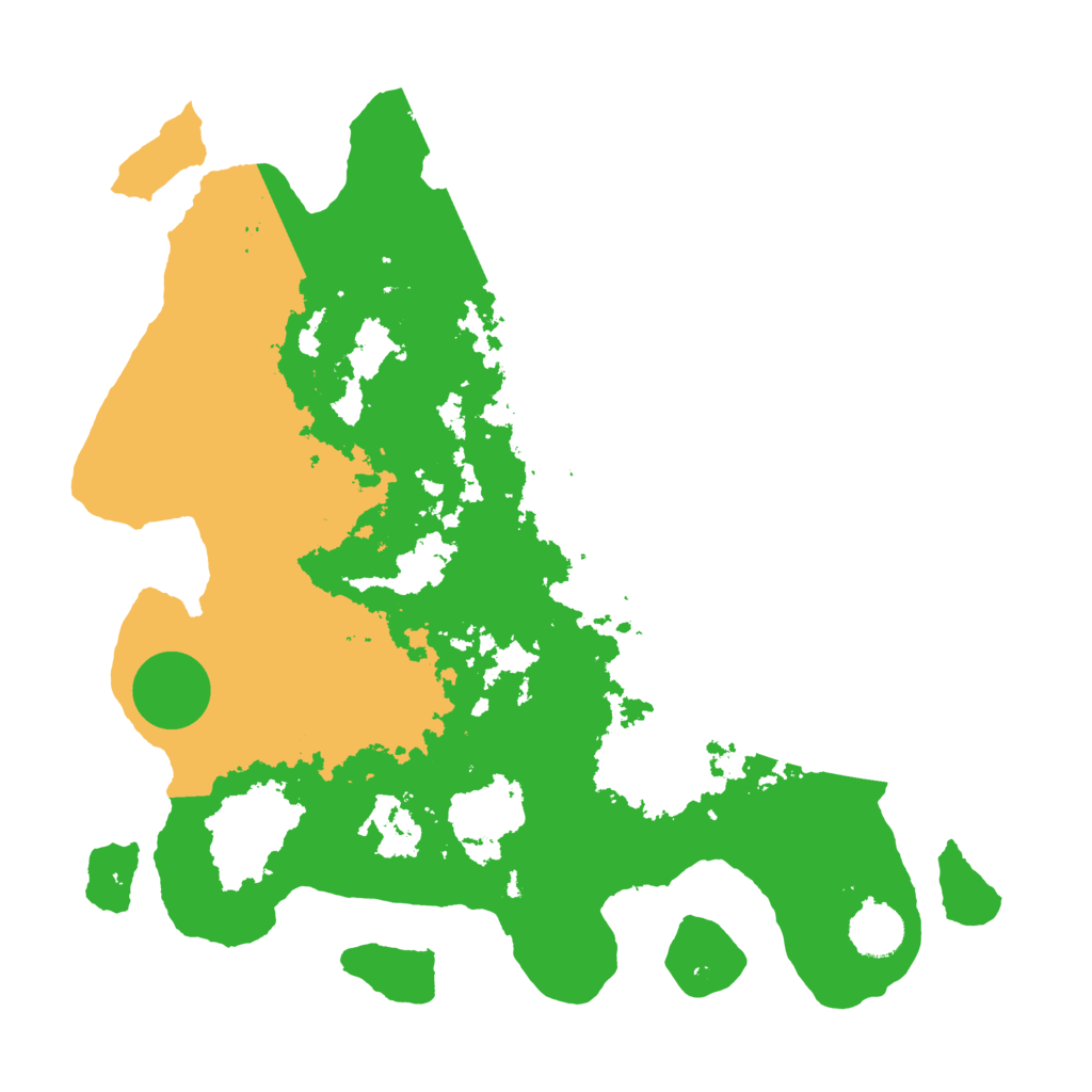 Biome Rust Map: Barren, Size: 3700, Seed: 208658477