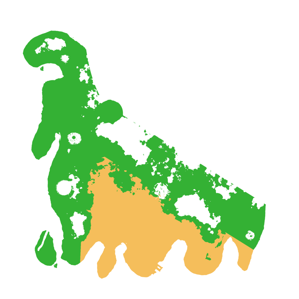 Biome Rust Map: Procedural Map, Size: 3510, Seed: 911928