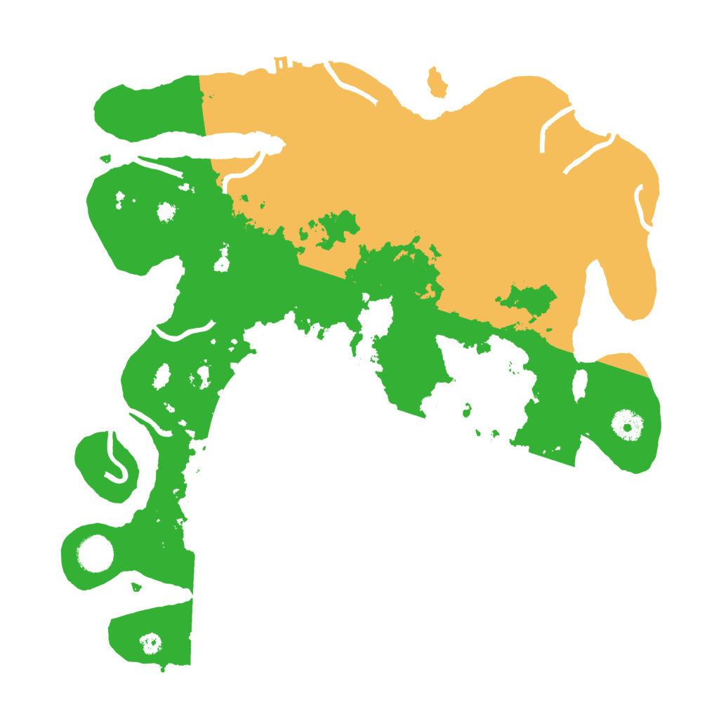 Biome Rust Map: Procedural Map, Size: 3510, Seed: 2111888