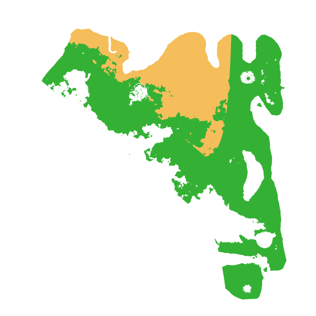 Biome Rust Map: Procedural Map, Size: 3510, Seed: 2797126