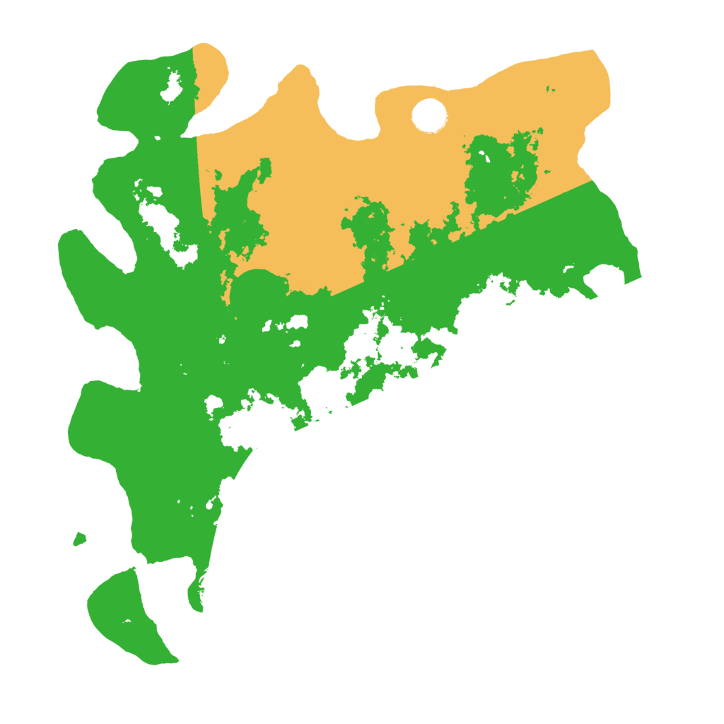 Biome Rust Map: Barren, Size: 3700, Seed: 464683127