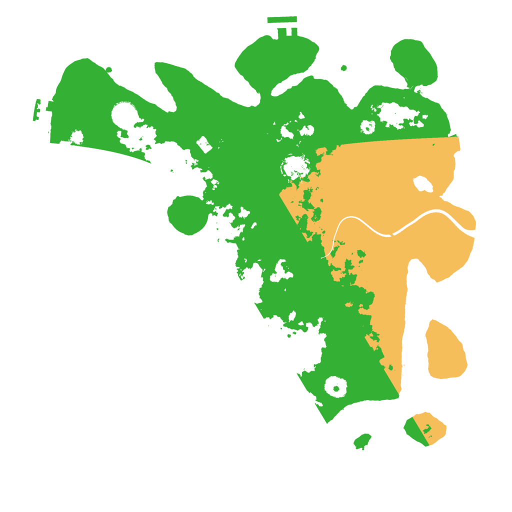 Biome Rust Map: Procedural Map, Size: 3510, Seed: 5654435