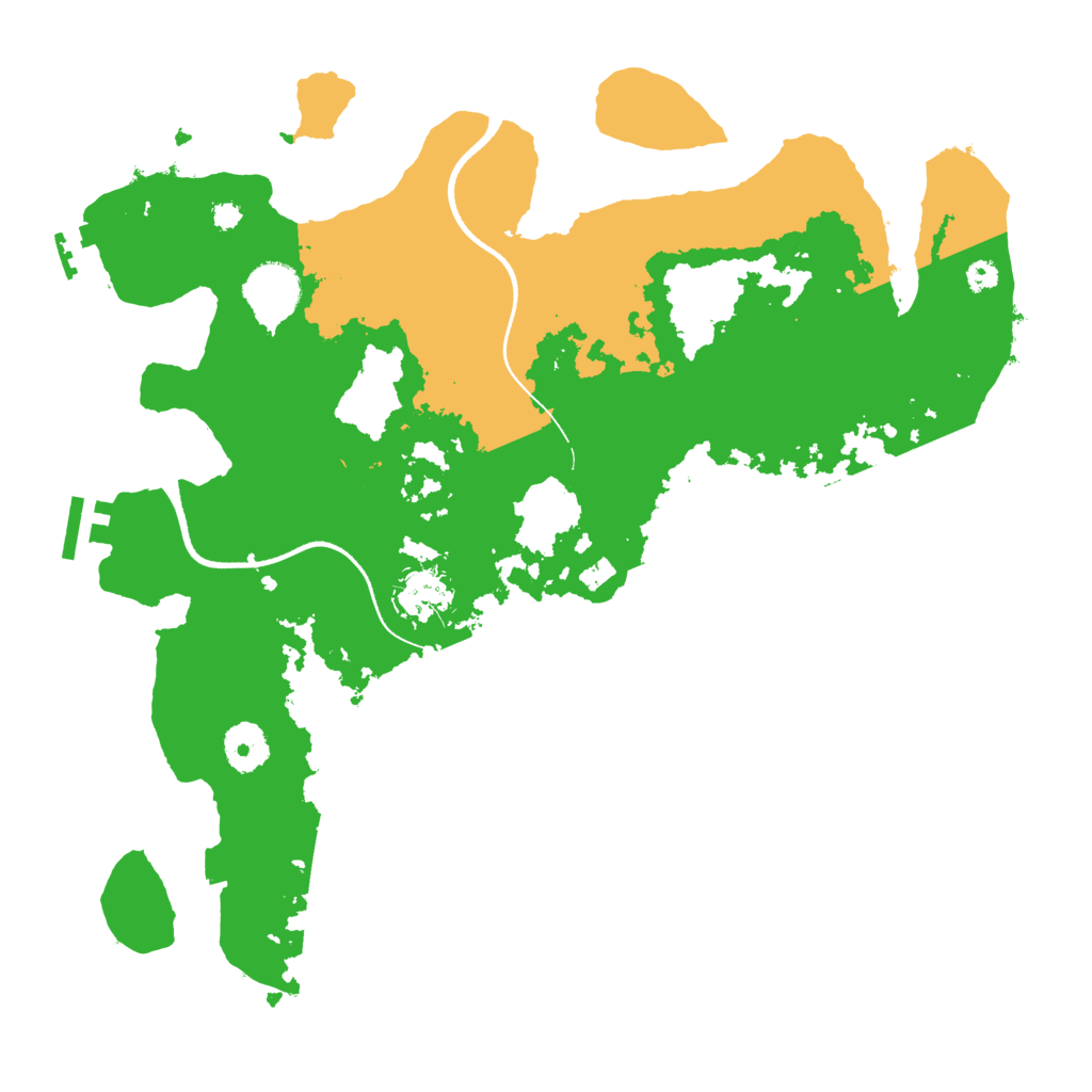 Biome Rust Map: Procedural Map, Size: 3510, Seed: 1856090