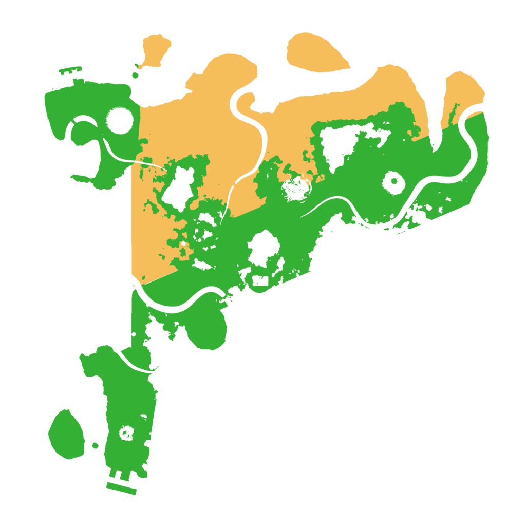 Biome Rust Map: Procedural Map, Size: 3510, Seed: 1856090