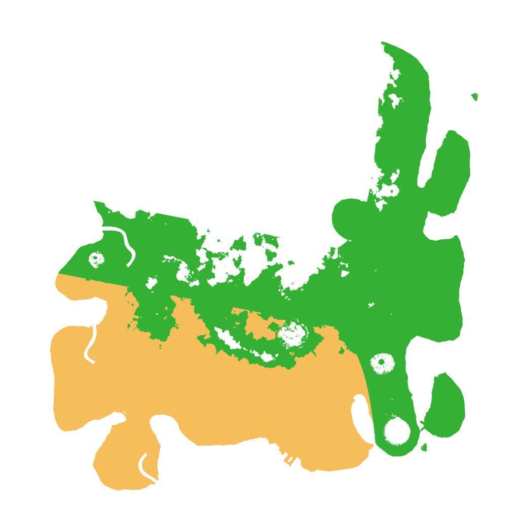 Biome Rust Map: Procedural Map, Size: 3510, Seed: 2138409