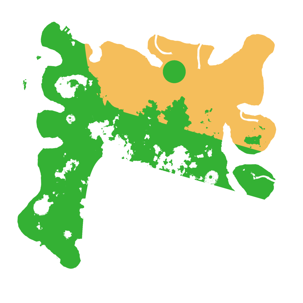 Biome Rust Map: Procedural Map, Size: 3510, Seed: 1756224