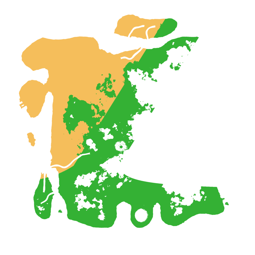 Biome Rust Map: Procedural Map, Size: 3510, Seed: 6452771