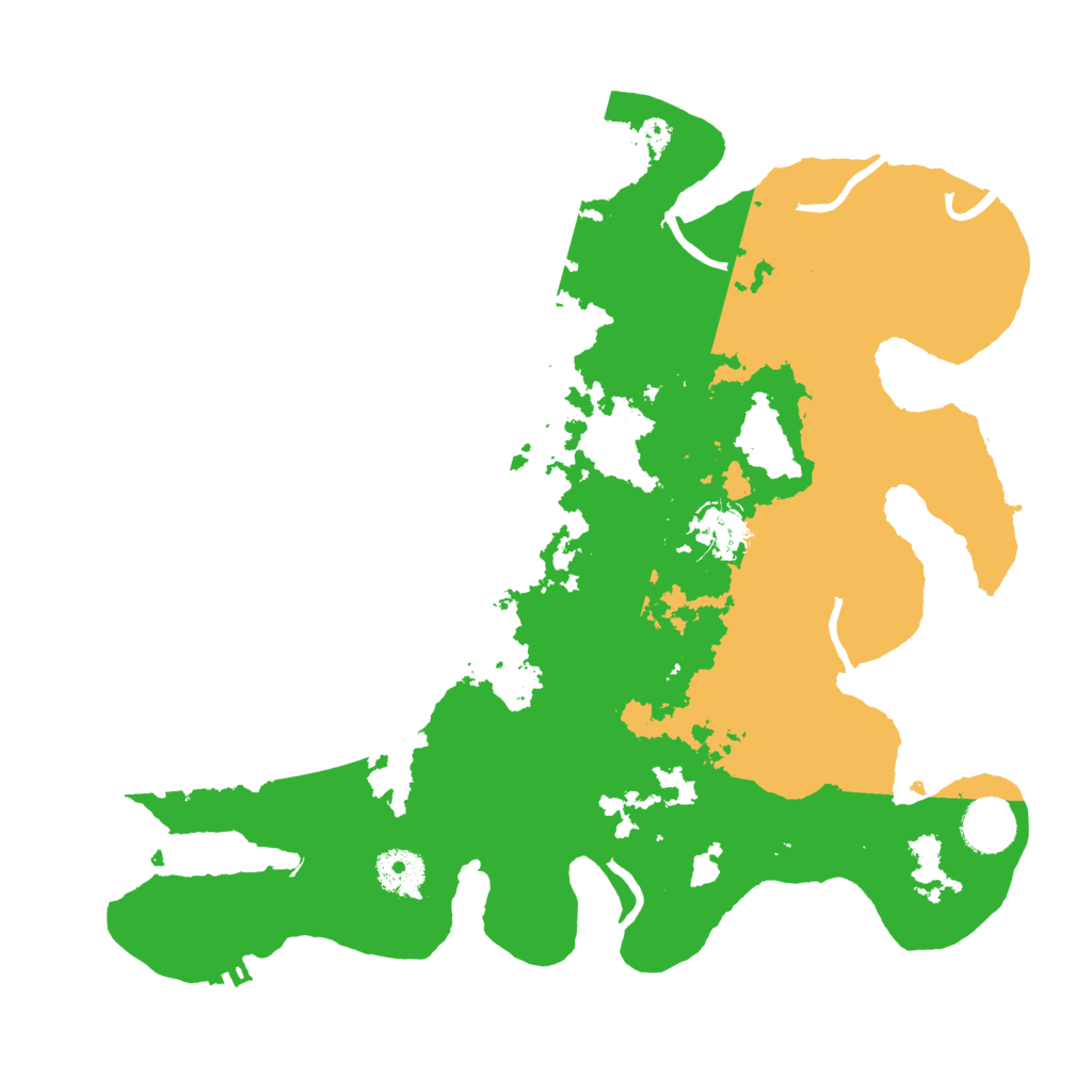 Biome Rust Map: Procedural Map, Size: 3510, Seed: 5201626