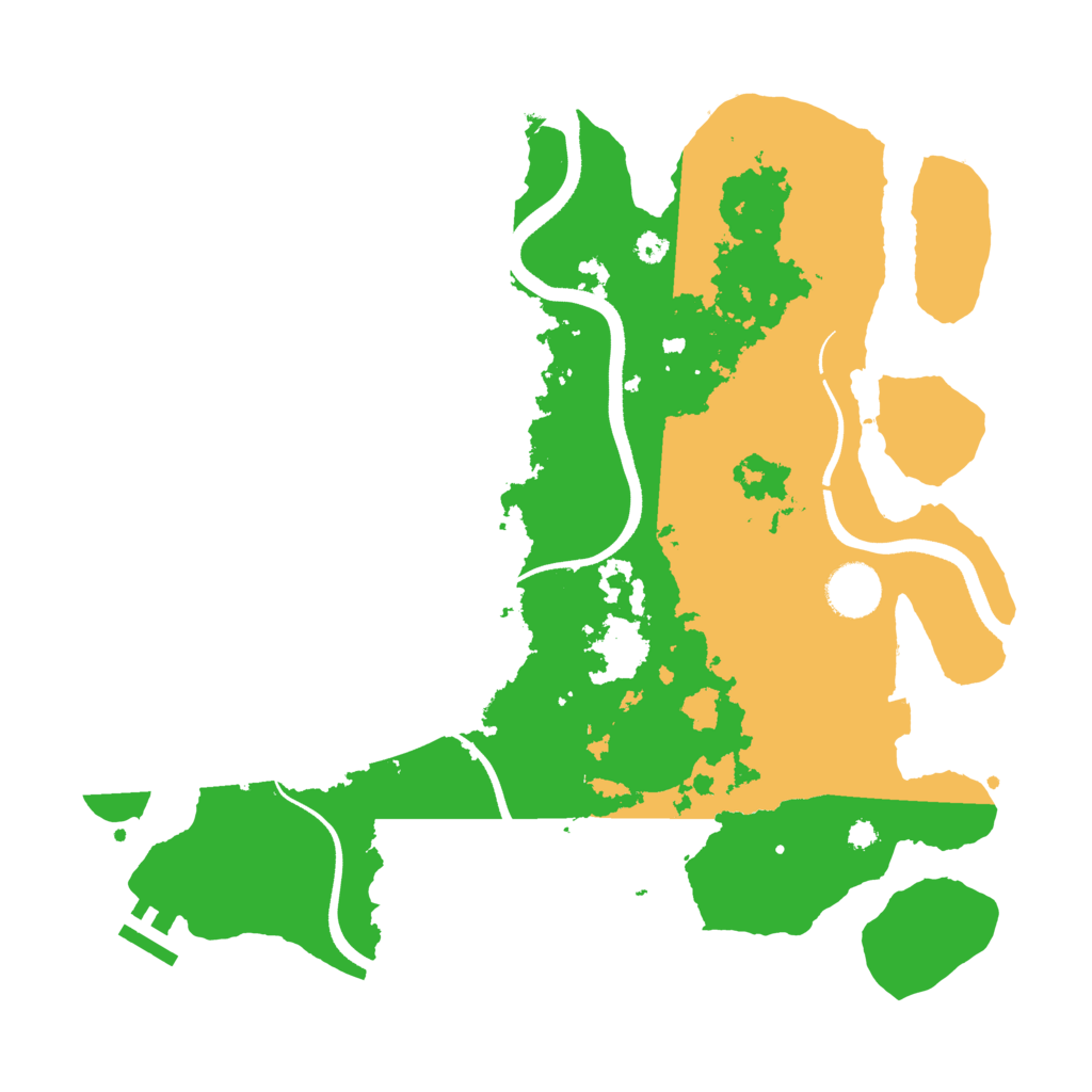 Biome Rust Map: Procedural Map, Size: 3510, Seed: 3867258