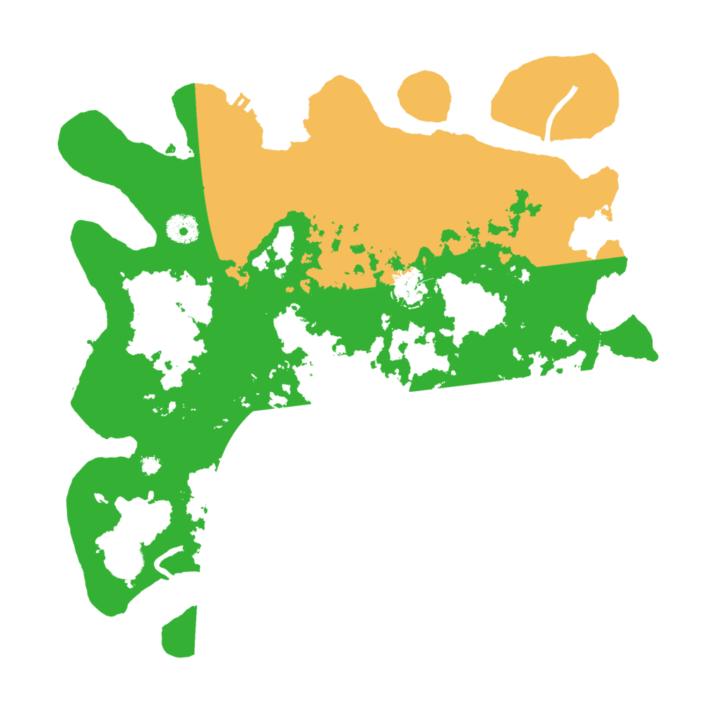Biome Rust Map: Procedural Map, Size: 3510, Seed: 5125983