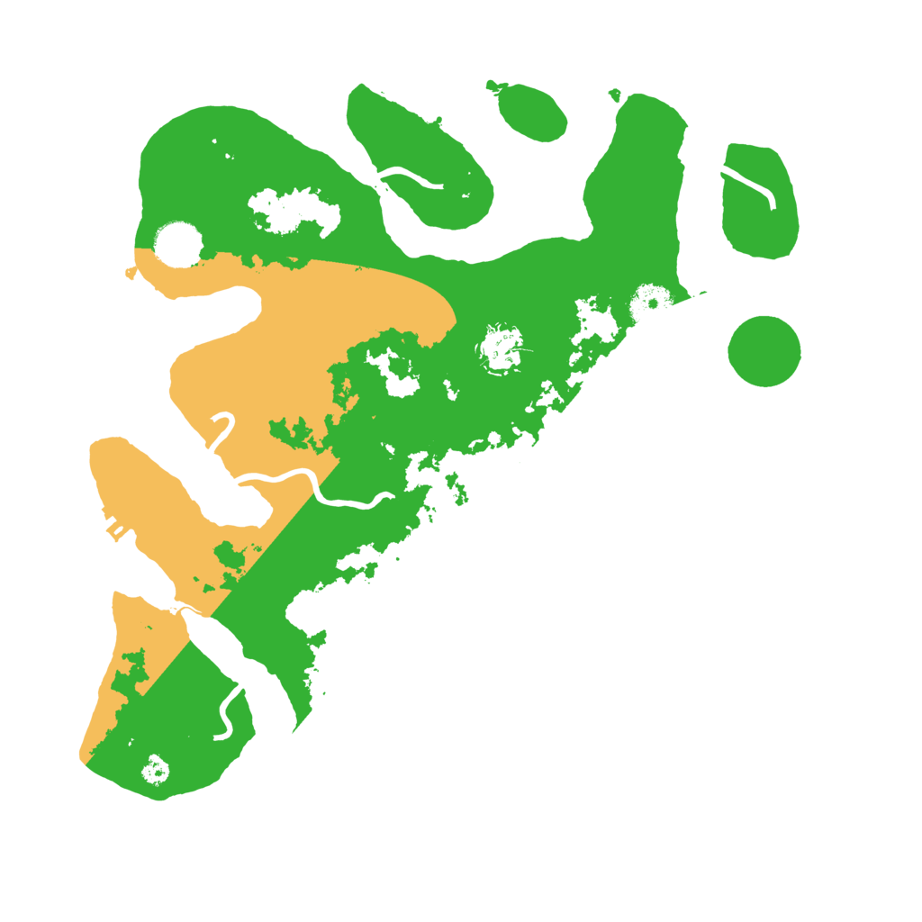 Biome Rust Map: Procedural Map, Size: 3510, Seed: 5115762