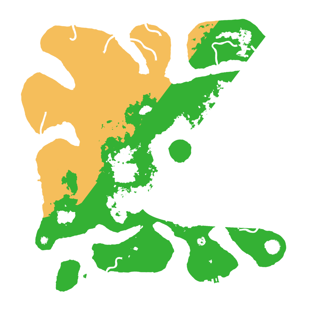 Biome Rust Map: Procedural Map, Size: 3800, Seed: 534574150