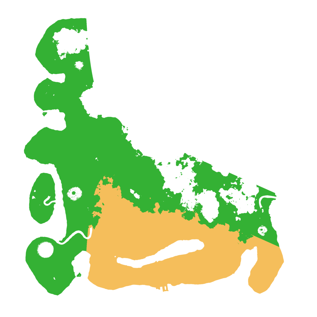 Biome Rust Map: Procedural Map, Size: 3510, Seed: 4925730