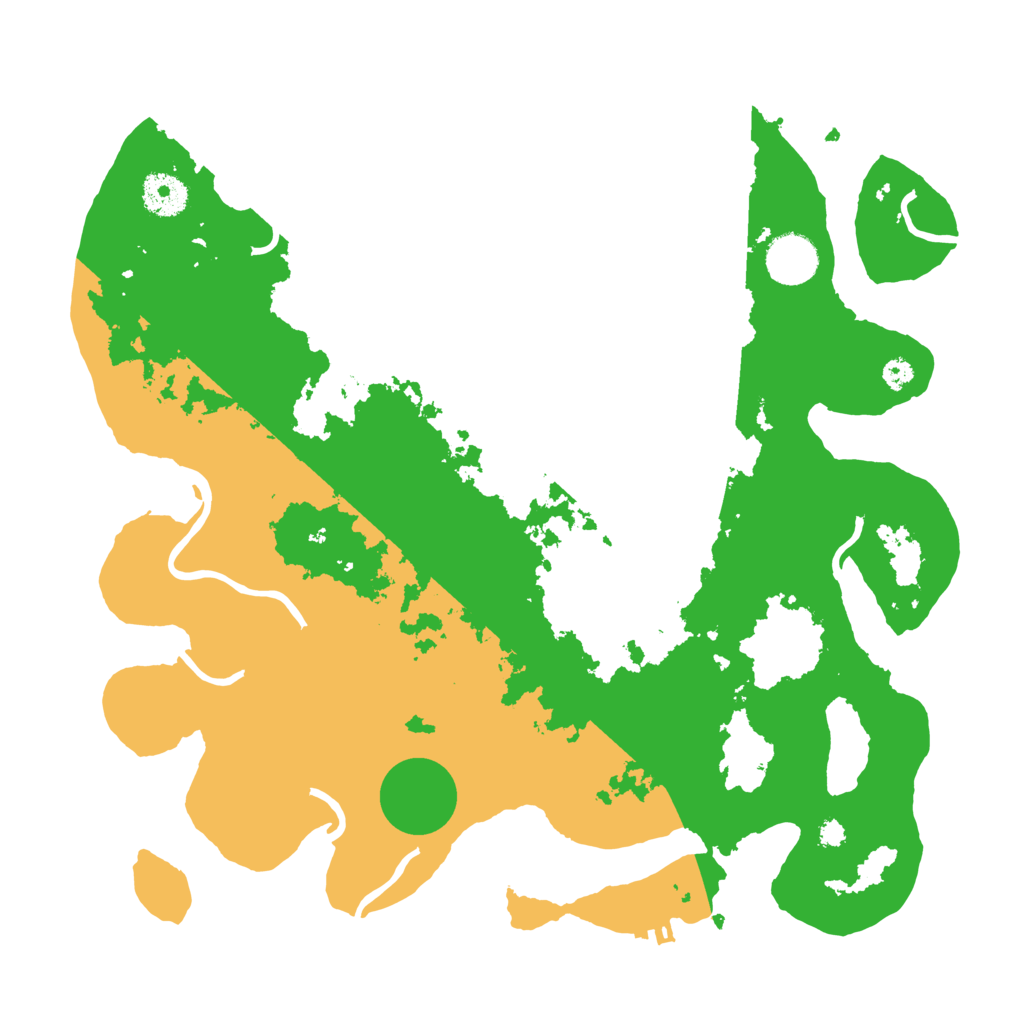 Biome Rust Map: Procedural Map, Size: 3510, Seed: 6344485