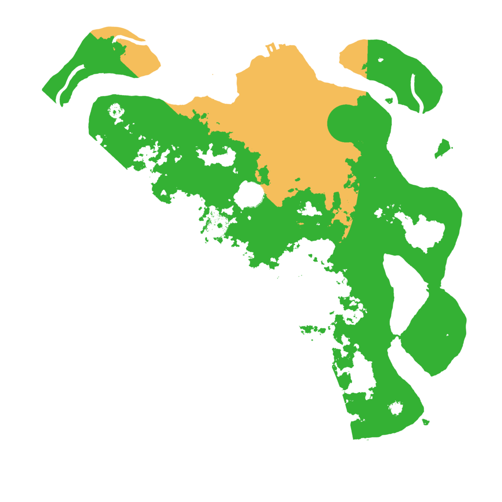 Biome Rust Map: Procedural Map, Size: 3510, Seed: 4223785