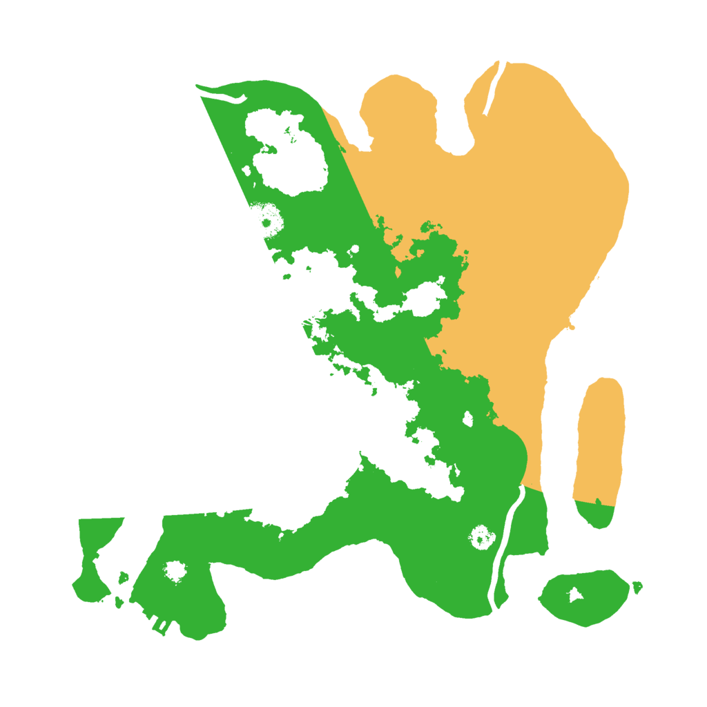 Biome Rust Map: Procedural Map, Size: 3000, Seed: 433954357