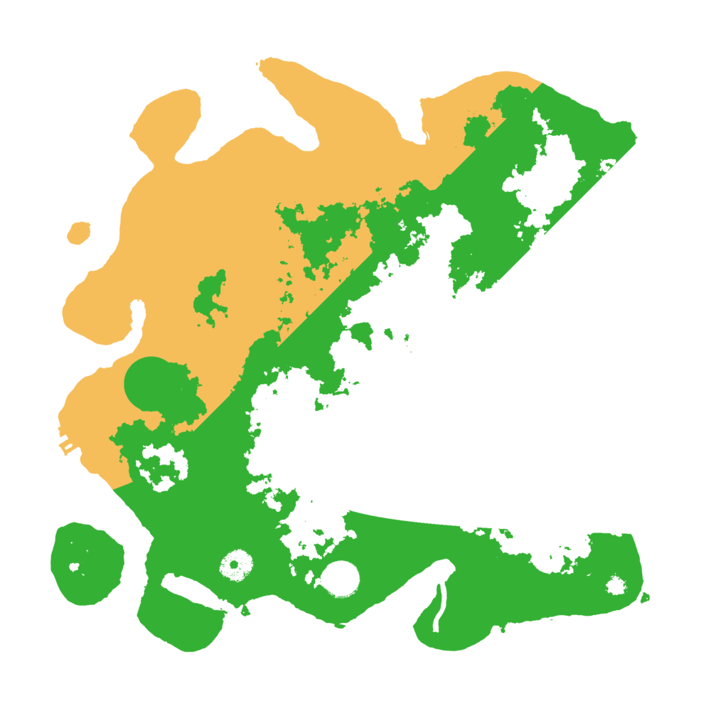 Biome Rust Map: Procedural Map, Size: 3510, Seed: 508216