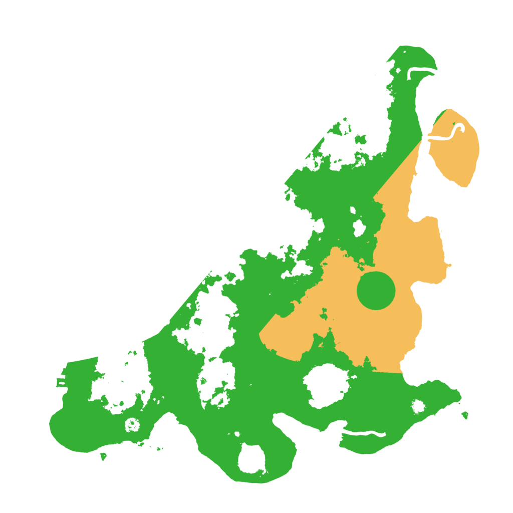 Biome Rust Map: Procedural Map, Size: 3510, Seed: 345683