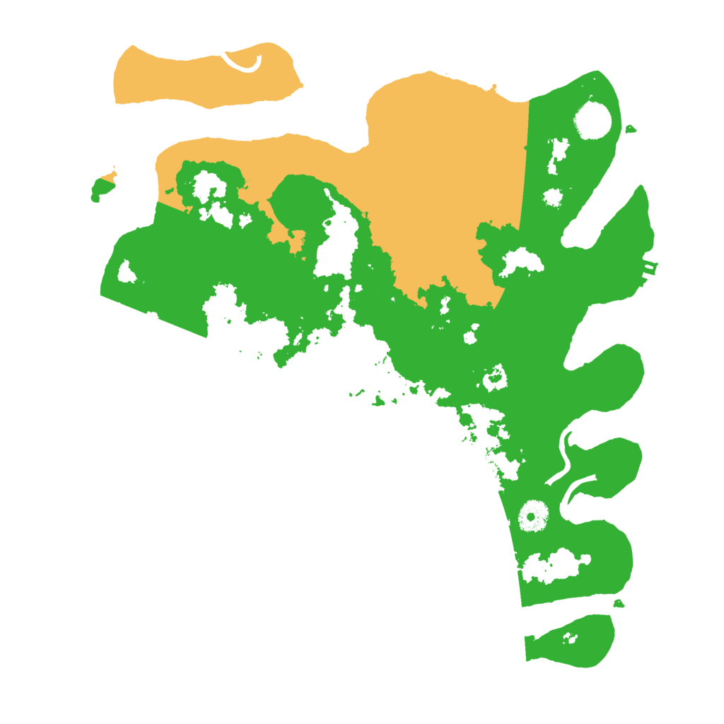 Biome Rust Map: Procedural Map, Size: 3510, Seed: 1992601