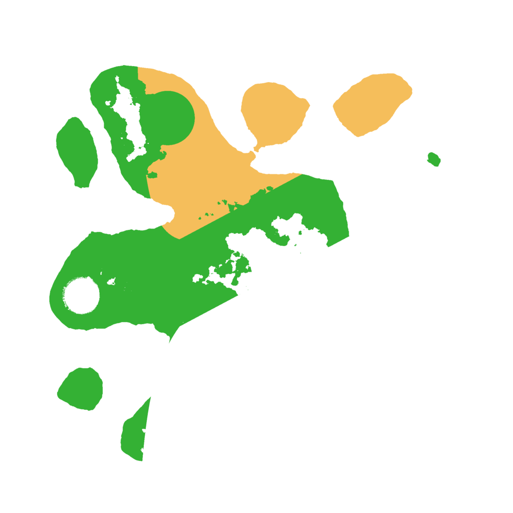 Biome Rust Map: Barren, Size: 2500, Seed: 77965