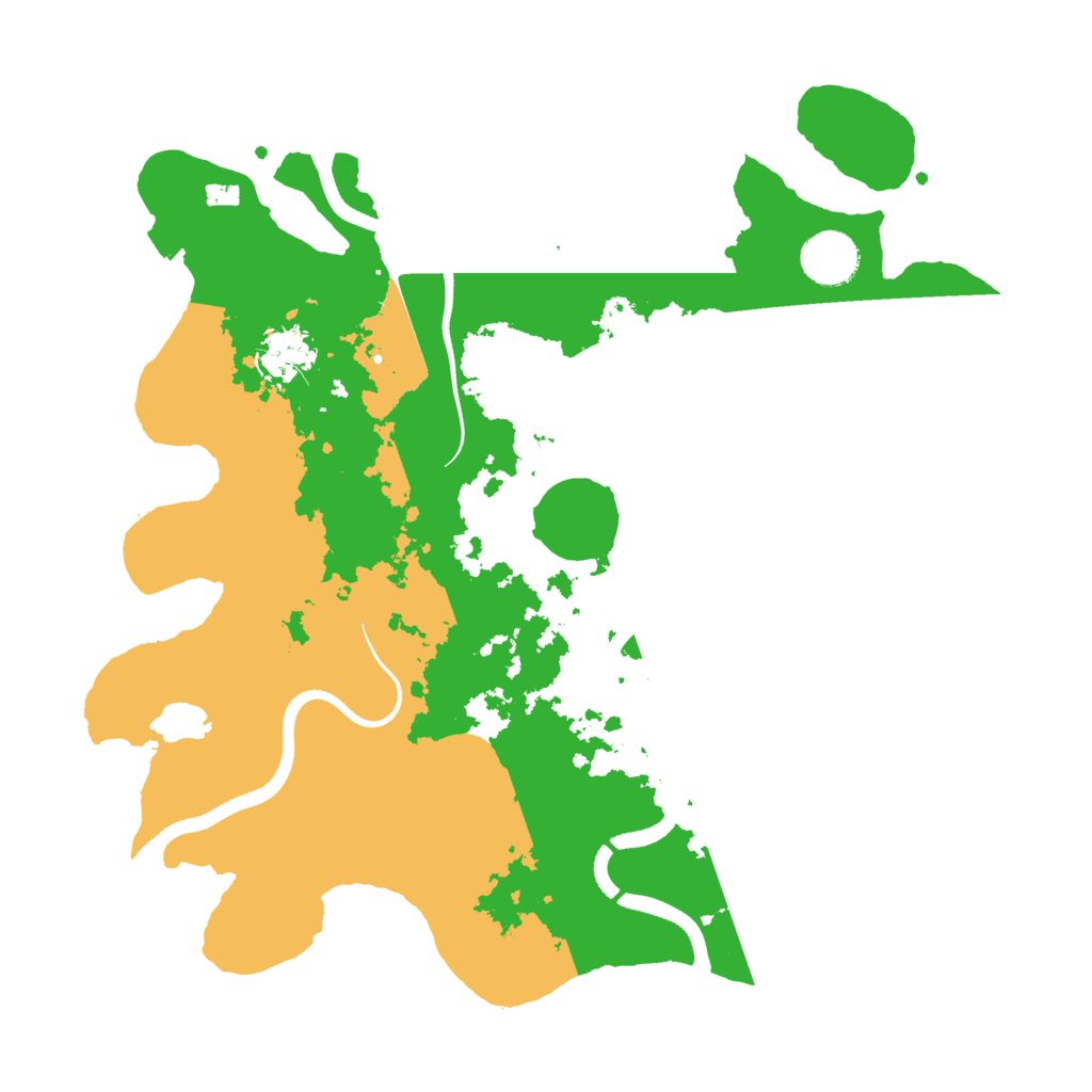 Biome Rust Map: Procedural Map, Size: 3510, Seed: 5007854