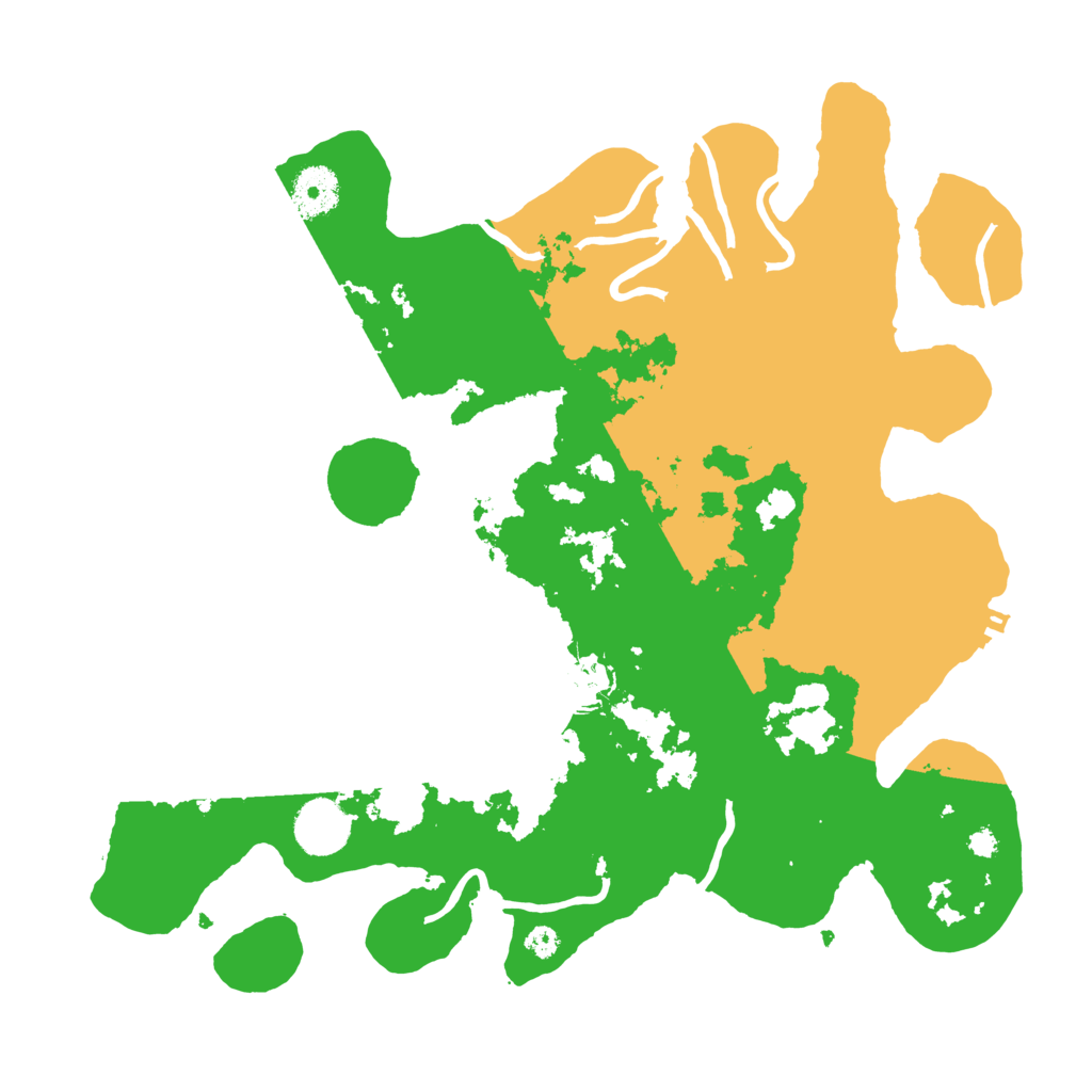 Biome Rust Map: Procedural Map, Size: 3510, Seed: 6148819