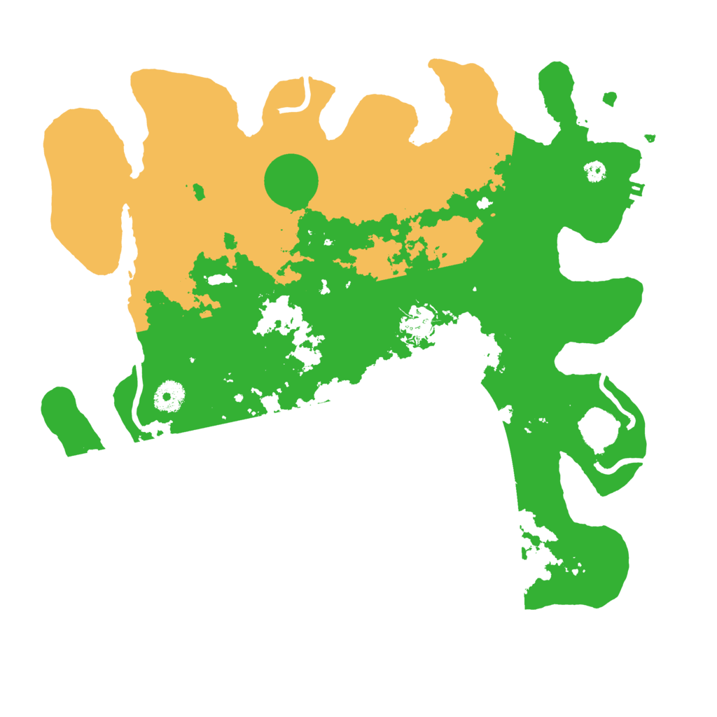 Biome Rust Map: Procedural Map, Size: 3500, Seed: 2864279