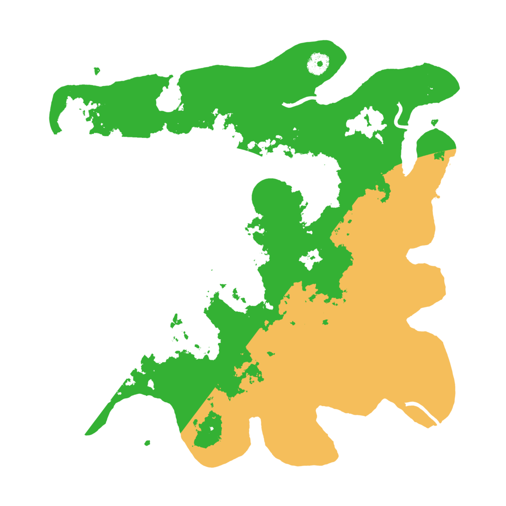 Biome Rust Map: Procedural Map, Size: 3510, Seed: 4431341