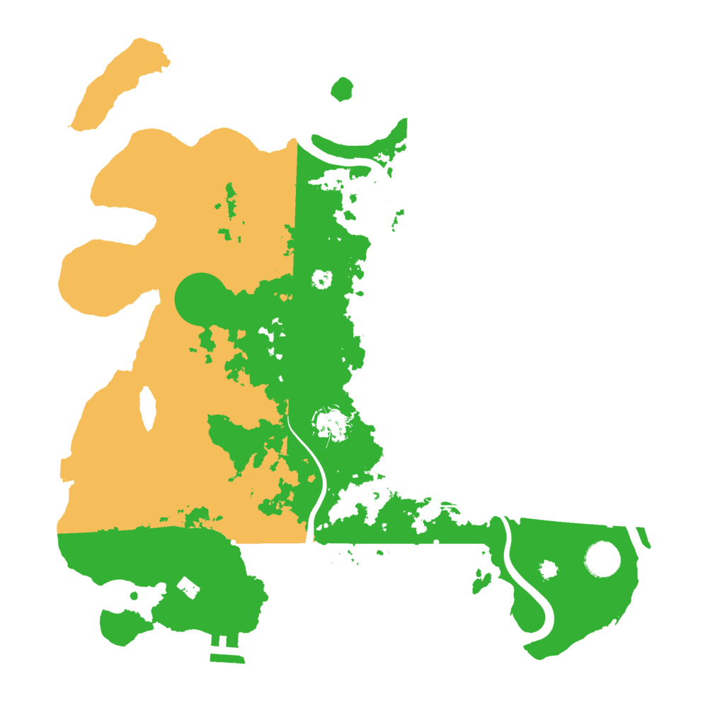 Biome Rust Map: Procedural Map, Size: 3600, Seed: 54112853