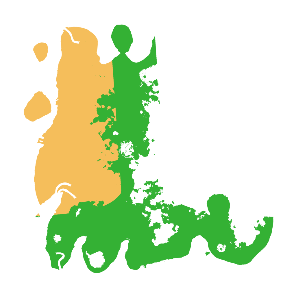 Biome Rust Map: Procedural Map, Size: 3510, Seed: 6131714