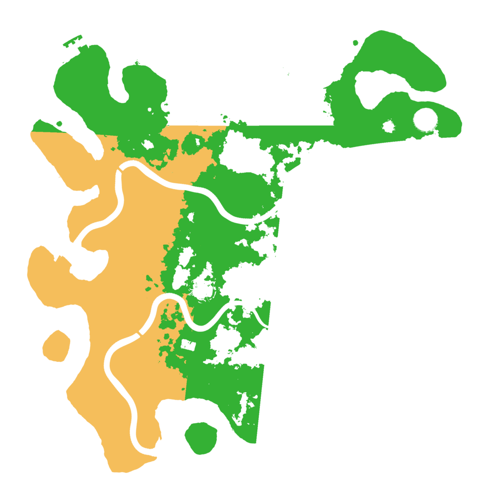 Biome Rust Map: Procedural Map, Size: 3700, Seed: 424763342