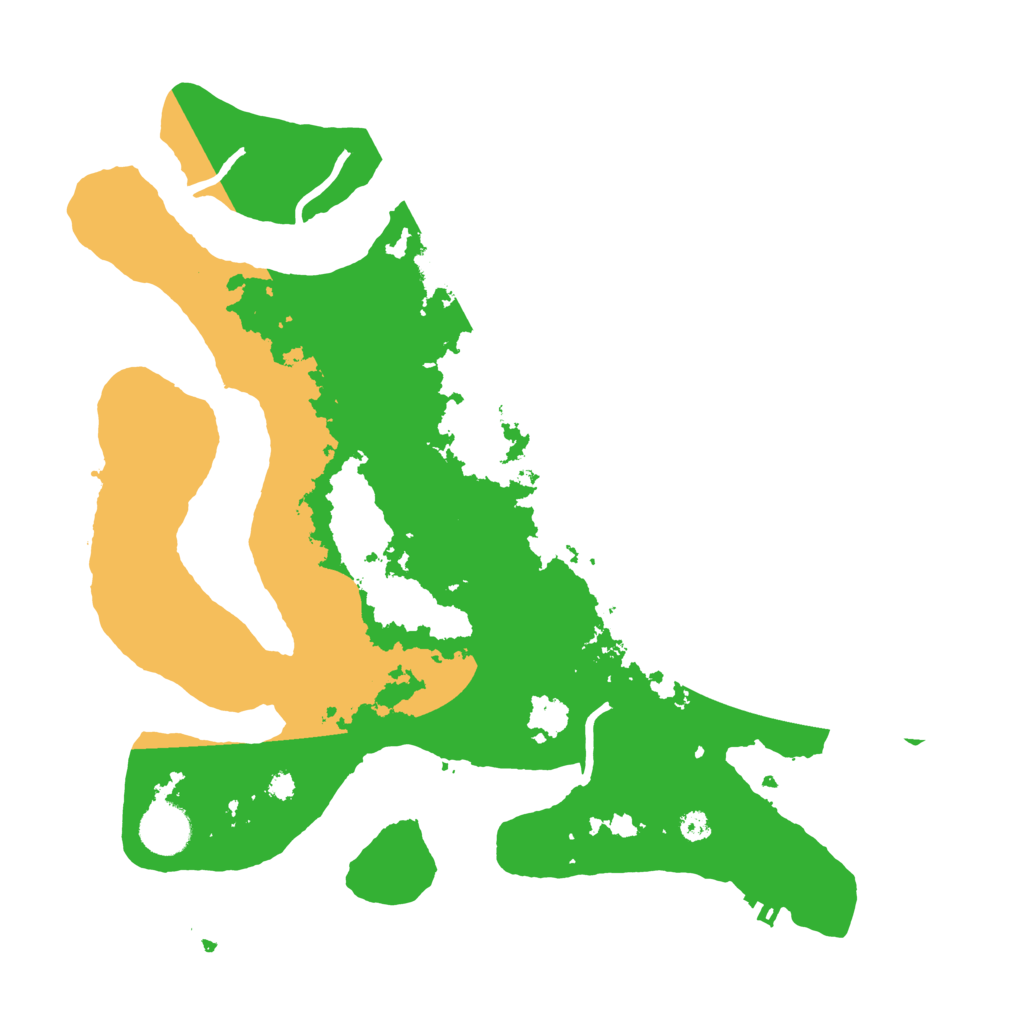 Biome Rust Map: Procedural Map, Size: 3510, Seed: 1560519