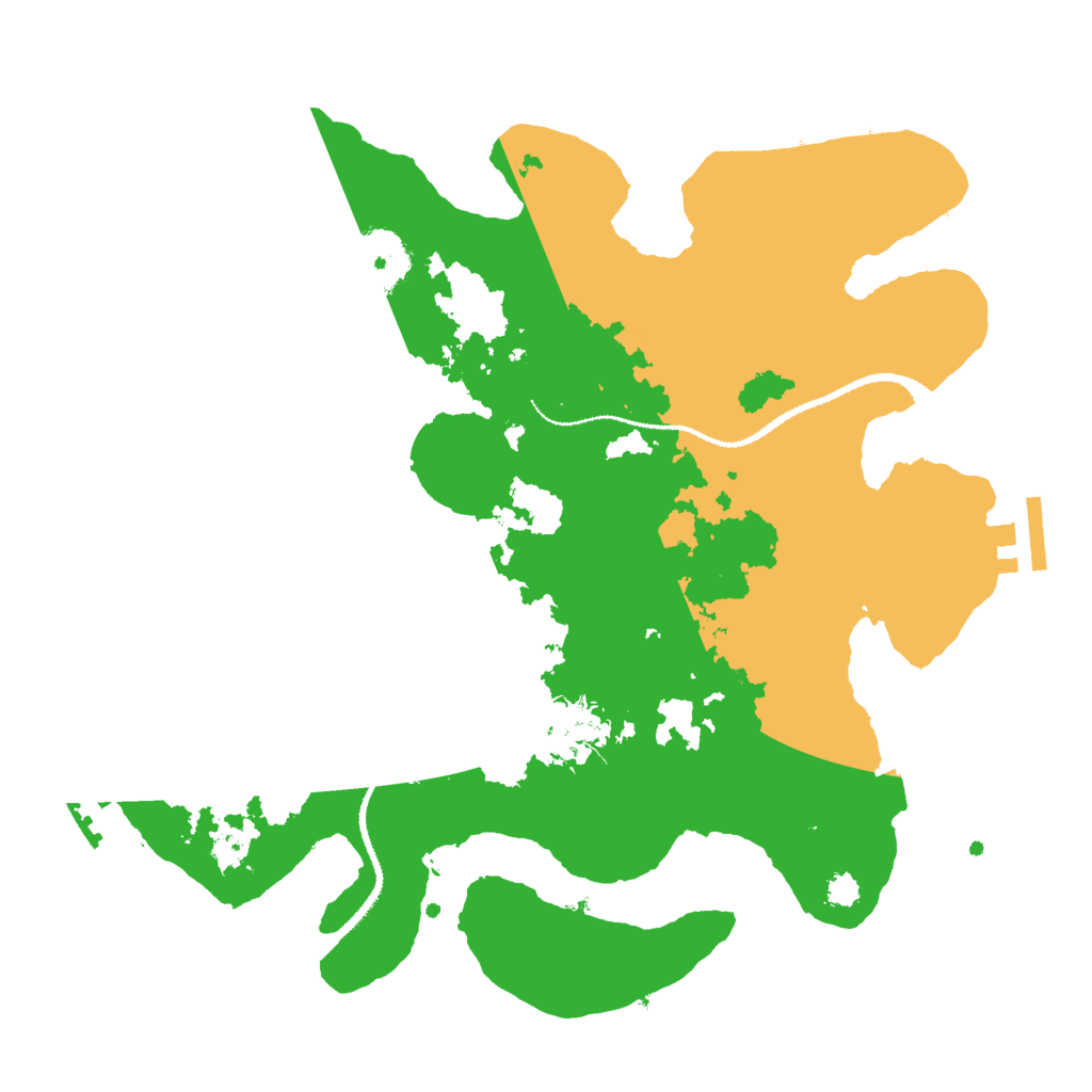 Biome Rust Map: Procedural Map, Size: 3000, Seed: 852728920