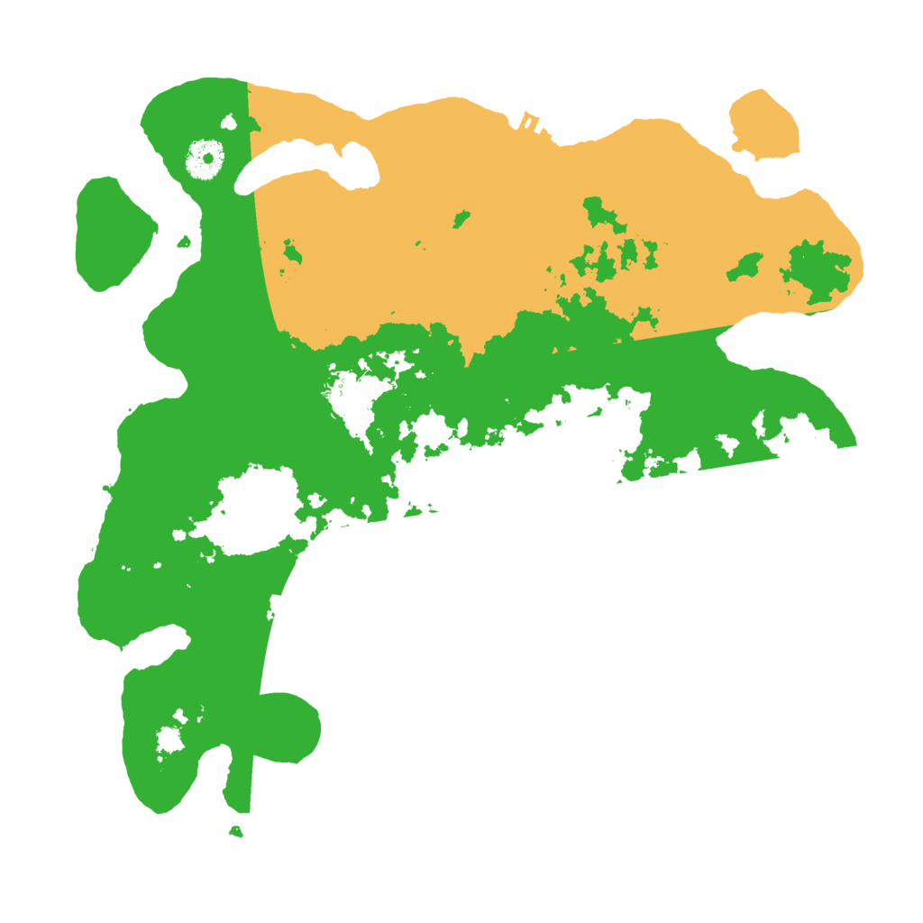 Biome Rust Map: Procedural Map, Size: 3510, Seed: 2560177