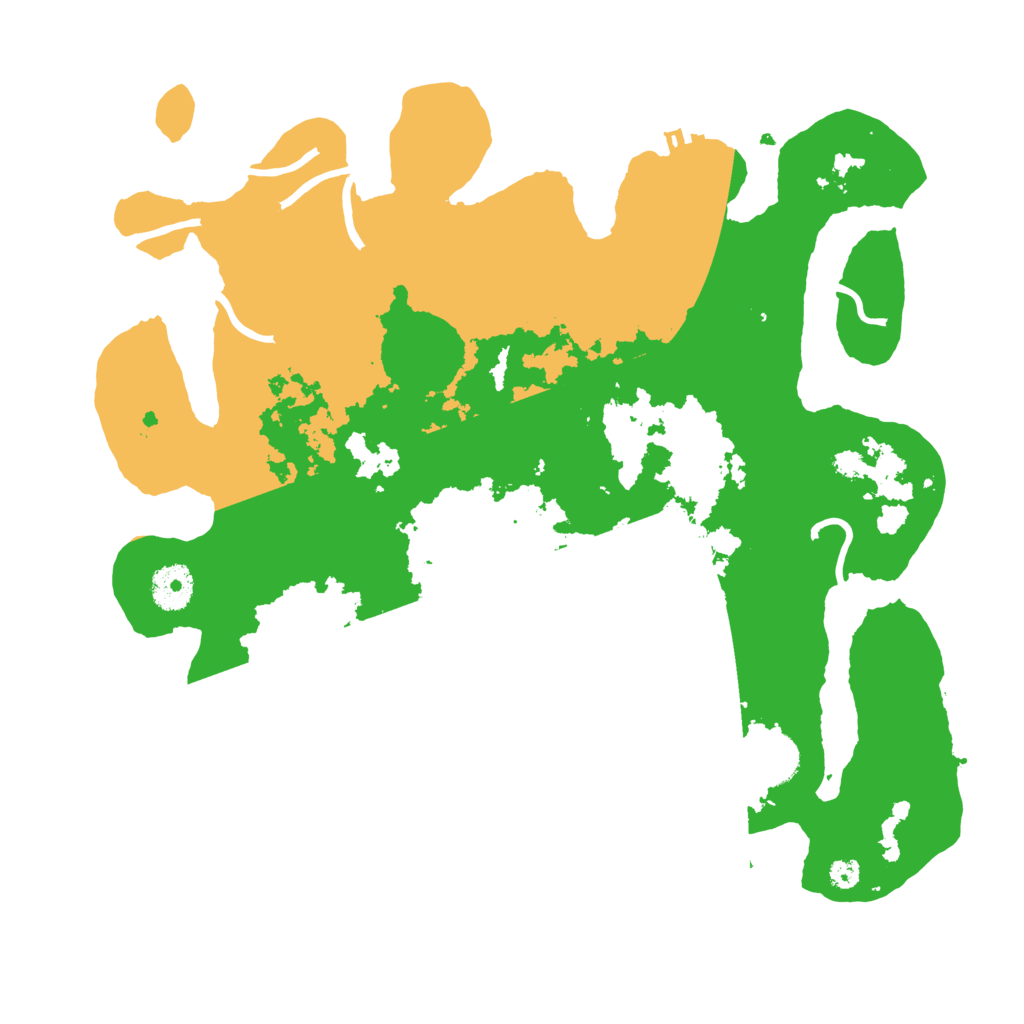 Biome Rust Map: Procedural Map, Size: 3510, Seed: 461593