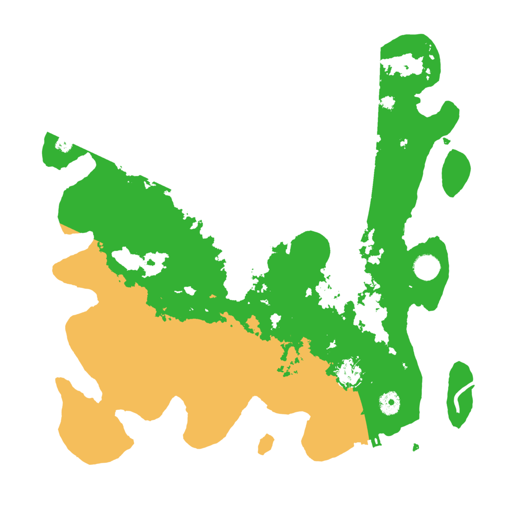 Biome Rust Map: Procedural Map, Size: 3510, Seed: 888931