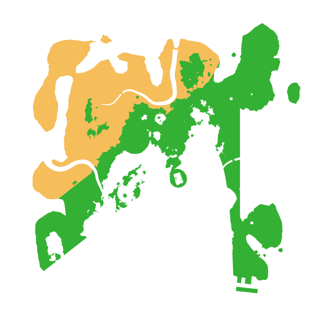 Biome Rust Map: Procedural Map, Size: 3000, Seed: 998267