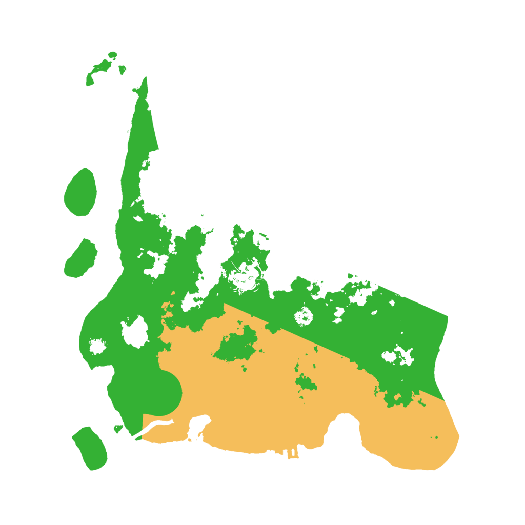 Biome Rust Map: Procedural Map, Size: 3000, Seed: 1278200322