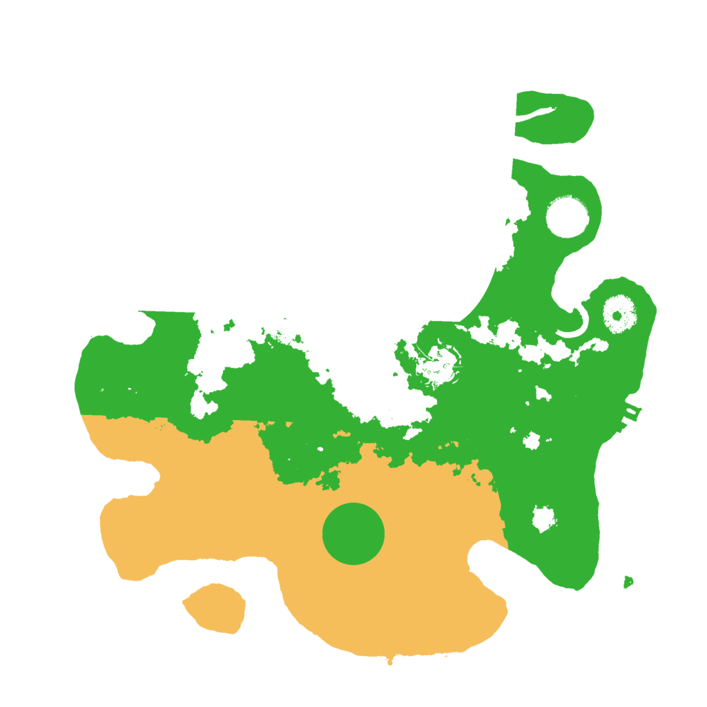 Biome Rust Map: Procedural Map, Size: 3000, Seed: 907115