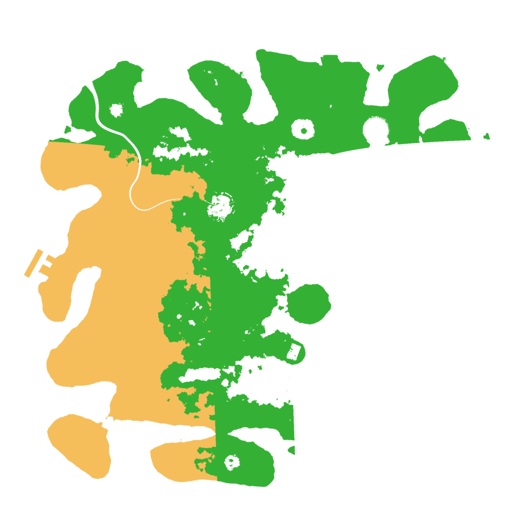 Biome Rust Map: Procedural Map, Size: 3550, Seed: 895624