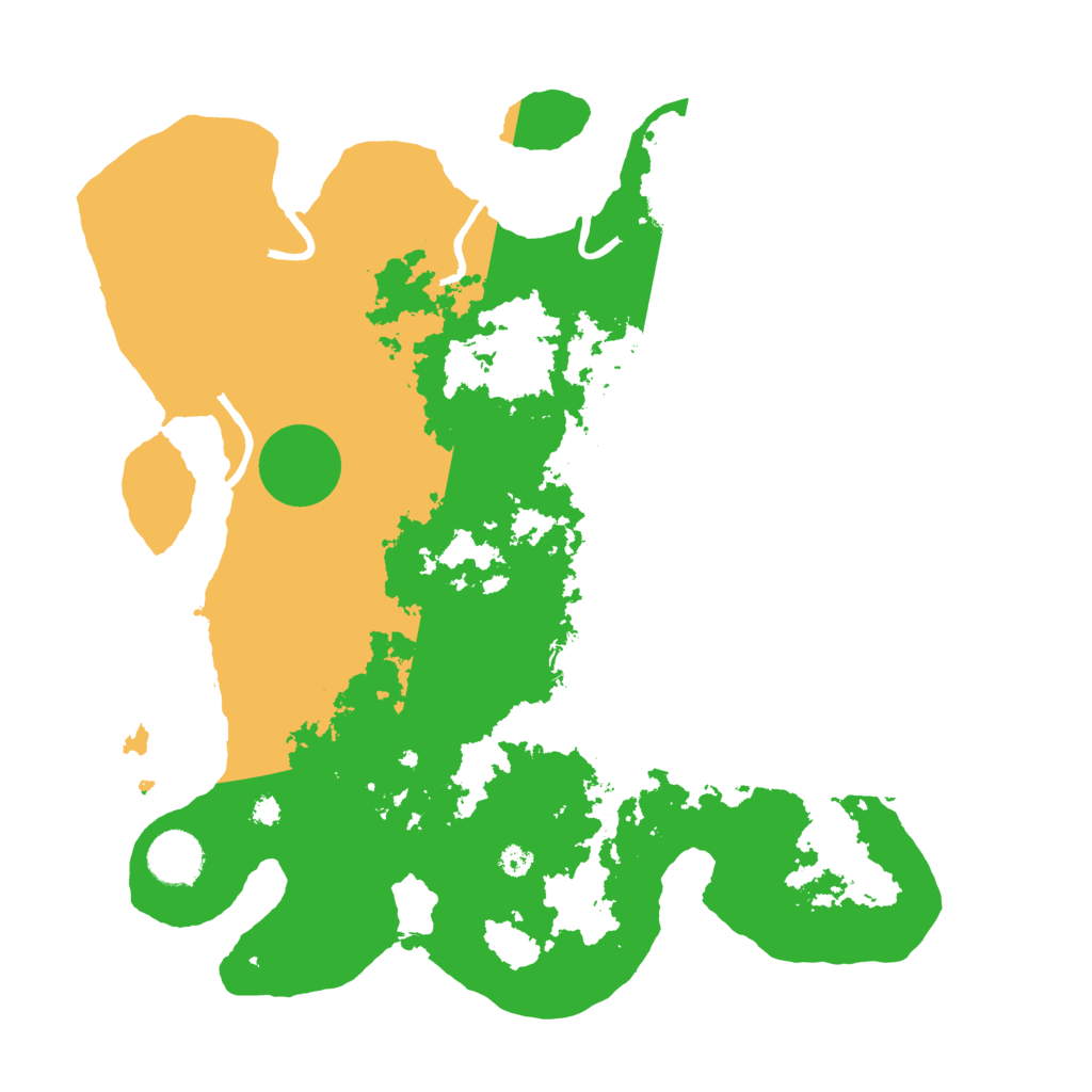 Biome Rust Map: Procedural Map, Size: 3510, Seed: 3783492