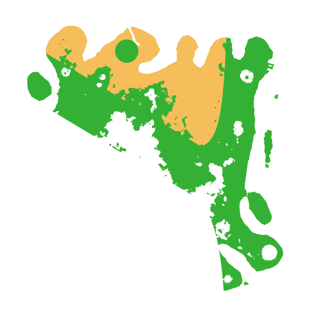 Biome Rust Map: Procedural Map, Size: 3510, Seed: 2144621