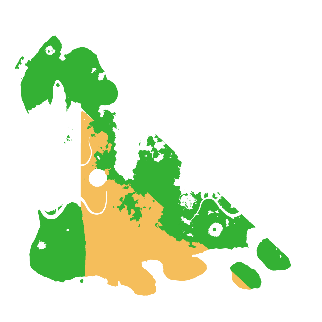 Biome Rust Map: Procedural Map, Size: 3510, Seed: 703684