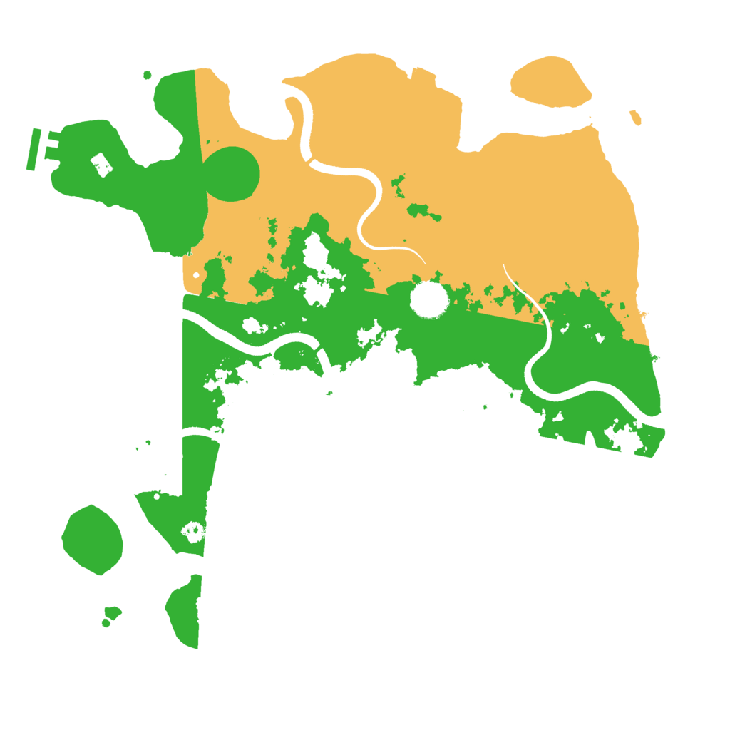 Biome Rust Map: Procedural Map, Size: 3510, Seed: 1689293