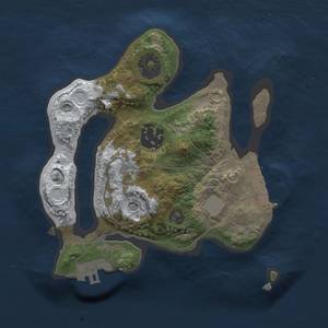 Thumbnail Rust Map: Procedural Map, Size: 2000, Seed: 256, 9 Monuments