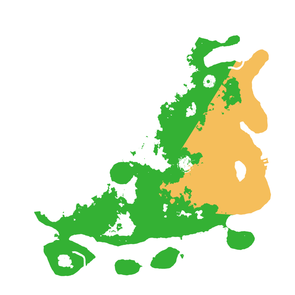 Biome Rust Map: Procedural Map, Size: 3510, Seed: 476540