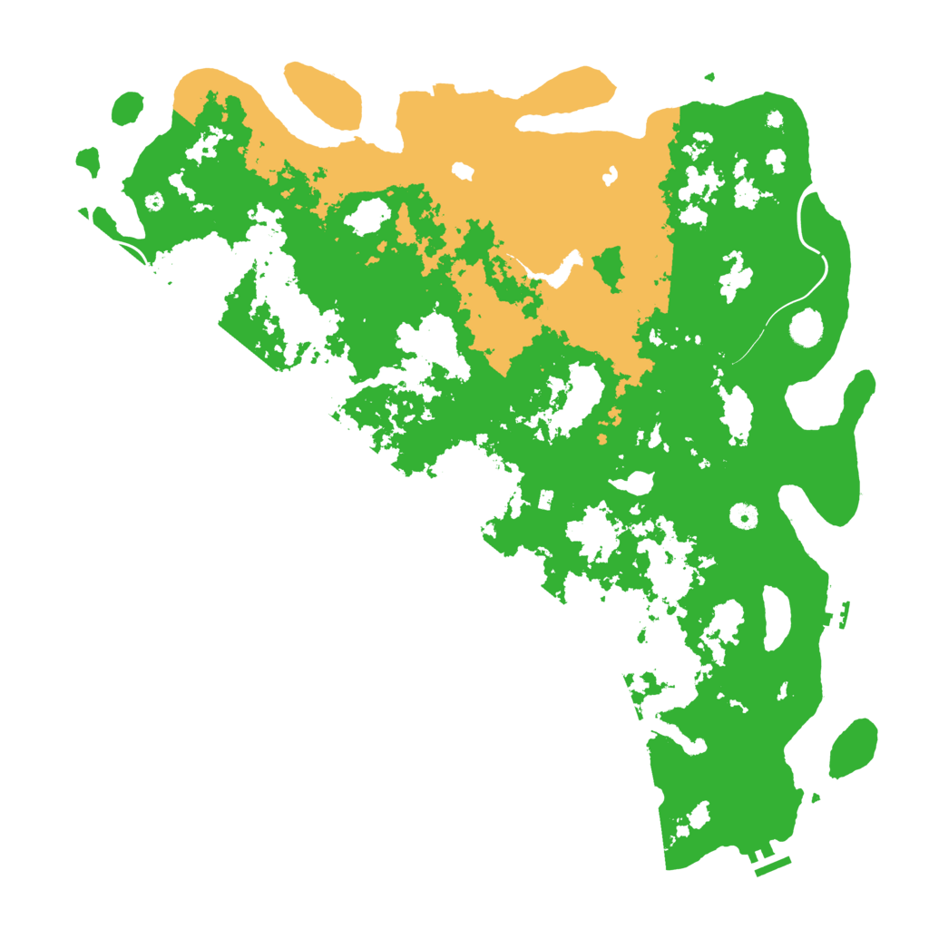 Biome Rust Map: Procedural Map, Size: 5000, Seed: 645635432