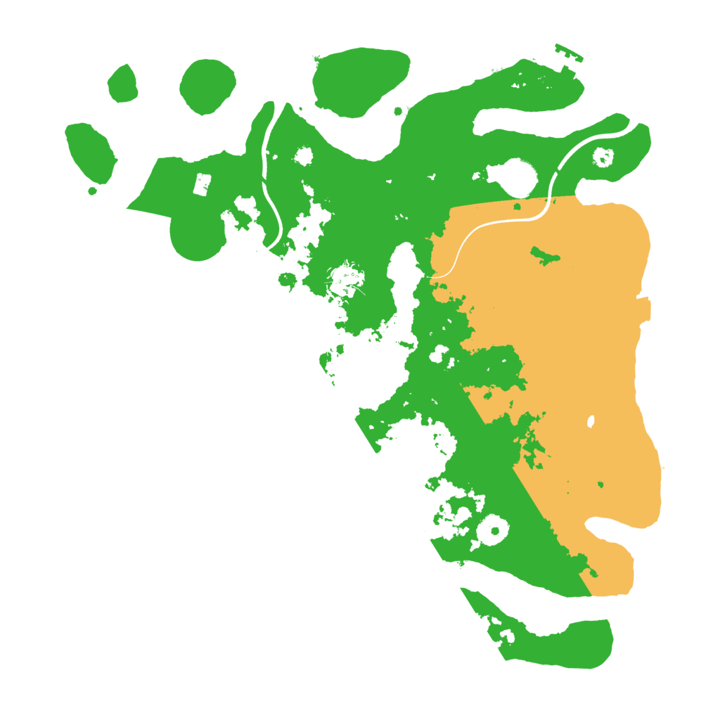 Biome Rust Map: Procedural Map, Size: 3510, Seed: 2746459
