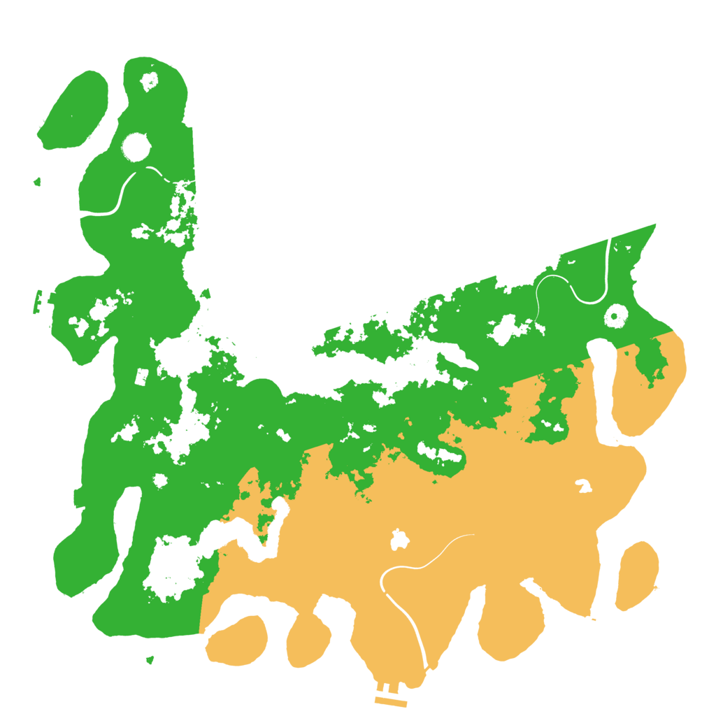 Biome Rust Map: Procedural Map, Size: 4500, Seed: 1669